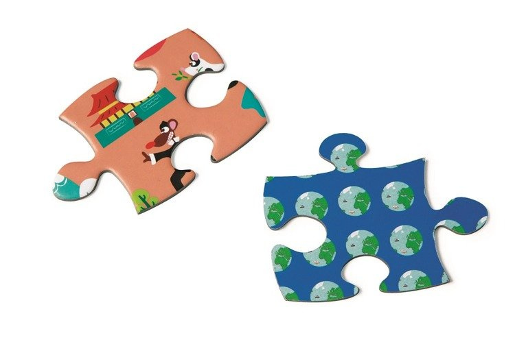 Puzzle Scratch Mapa Świata
