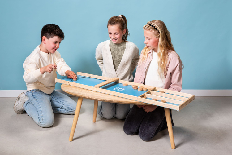 BS Toys, drewniana gra bilard holenderski Dutch Jr. Shuffleboard