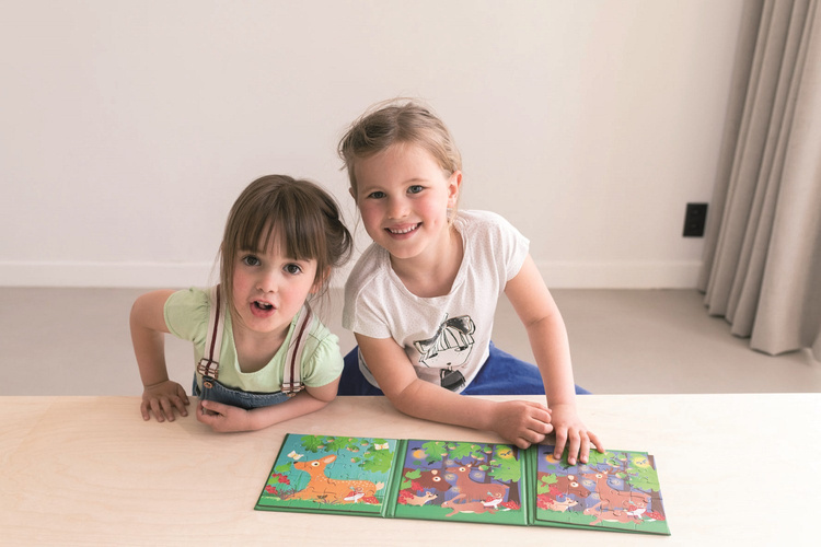 Puzzle Magnetyczne Książka Podróżna w Lesie