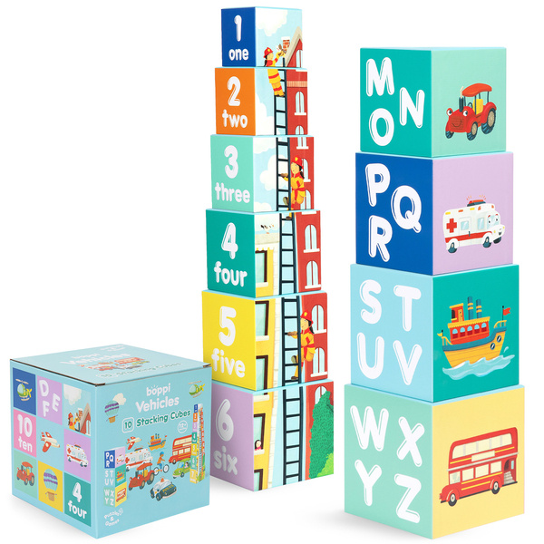 BOPPI, piramida edukacyjna Pojazdy