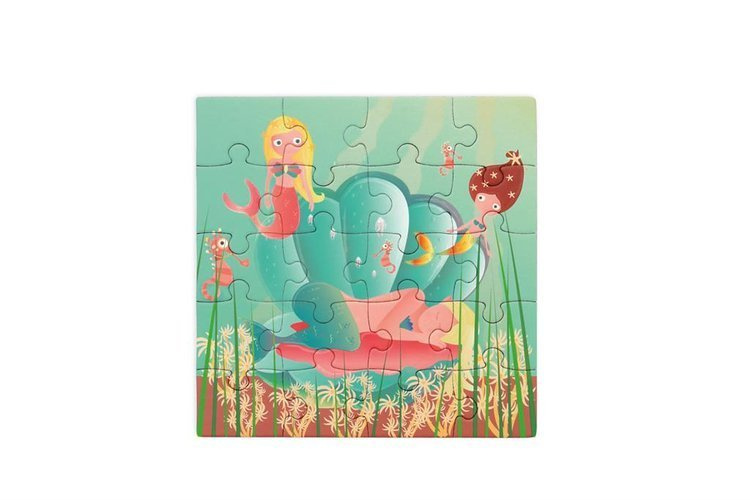 Scratch, Puzzle magnetyczne - książka podróżna Syrenki 2 obrazki 40 elem.