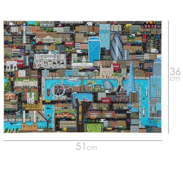 Puzzle sensoryczne dla 6 latków 8 BIT - Bopster Nowy Jork 500 el