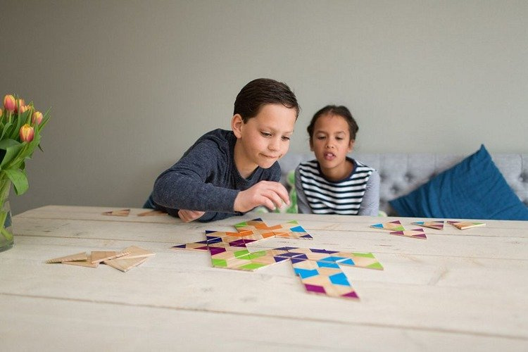 BS Toys, Domino drewniane Trójkąty