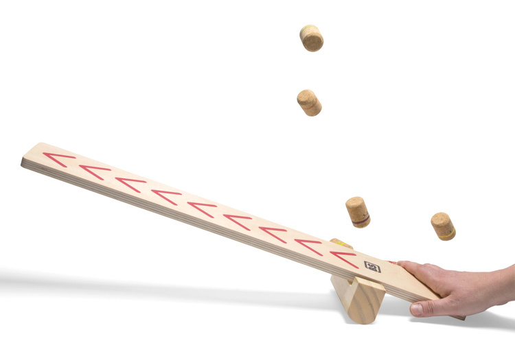 BS Toys, Ninja - drewniana wyrzutnia XL 70 cm