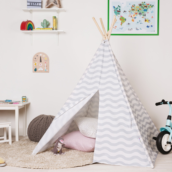 BOPPI, namiot teepee - różowy