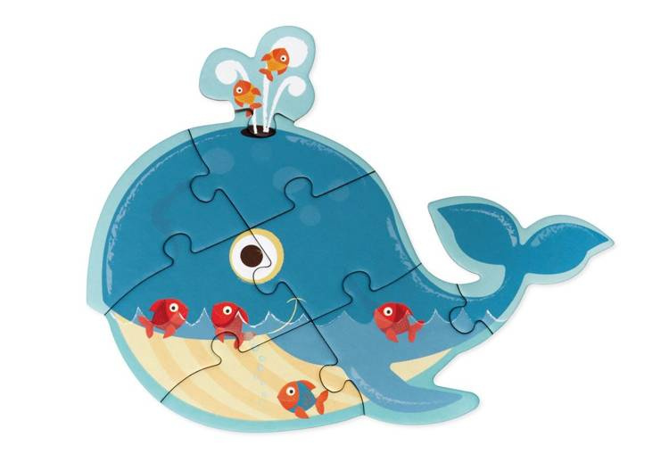 Scratch, Pierwsze Puzzle 5 Zwierząt Ocean