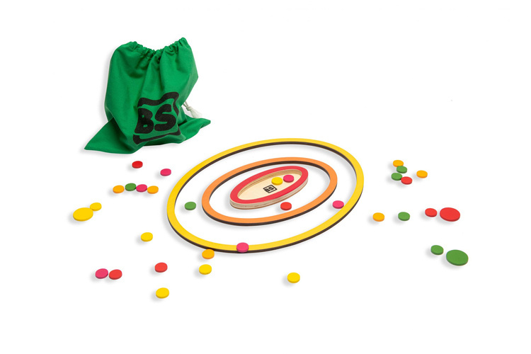 BS Toys, drewniana gra zręcznościowa Pchełki XL