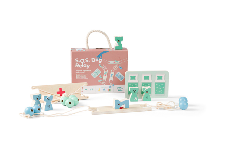 BS Toys, drewniana gra zręcznościowa Ratuj psa