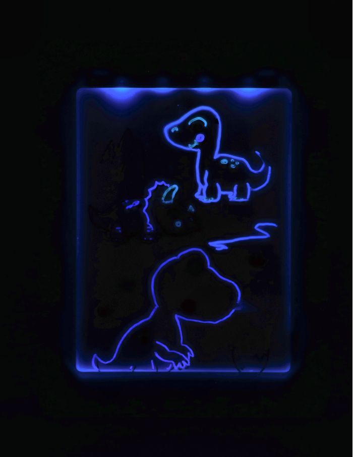 Neonowa tablica do rysowania