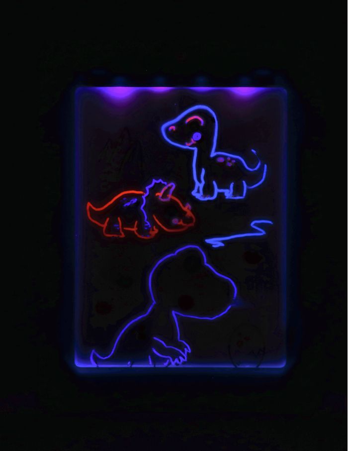 Neonowa tablica do rysowania