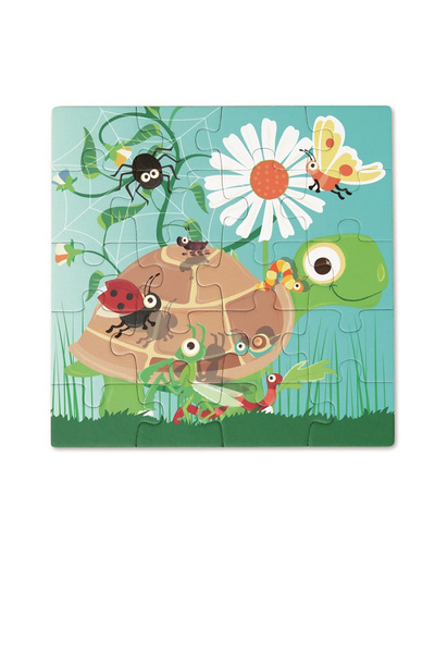 Scratch, Puzzle magnetyczne - książka podróżna W ogrodzie 2 obrazki 40 elem.