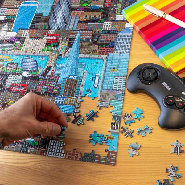 Puzzle sensoryczne dla 6 latków 8 BIT - Bopster Nowy Jork 500 el