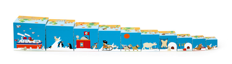Scratch, Piramida edukacyjna ZWIERZĘTA ŚWIATA 2 (10 elementów)